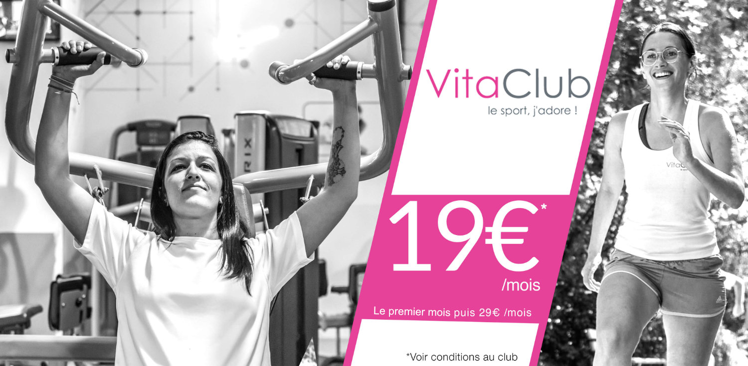 offre 1 mois 19 euros Vitaclub nice